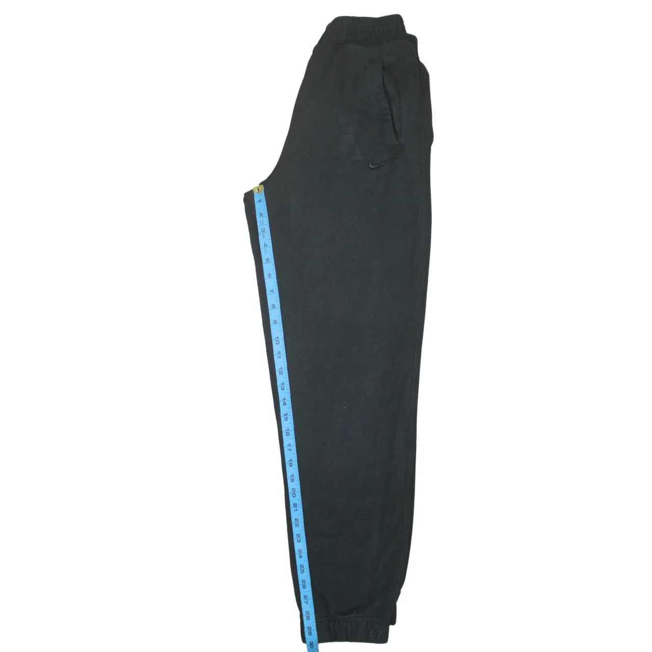 Nike Black Joggers Women’s Medium Elasticated Waist Cuffed Hem Small Swoosh Sweatpants sold by Vintage Club product image thumbnail 5