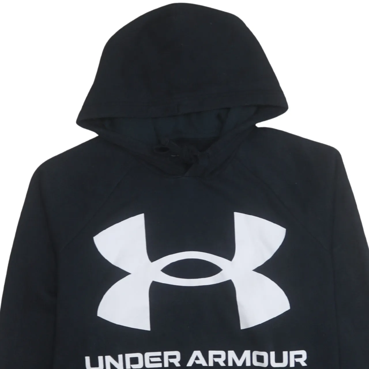 Under Armour Black Hoodie Men's XLarge Printed Logo Front Pouch Fleece Pullover Sweatshirt sold by Vintage Club product image thumbnail 3