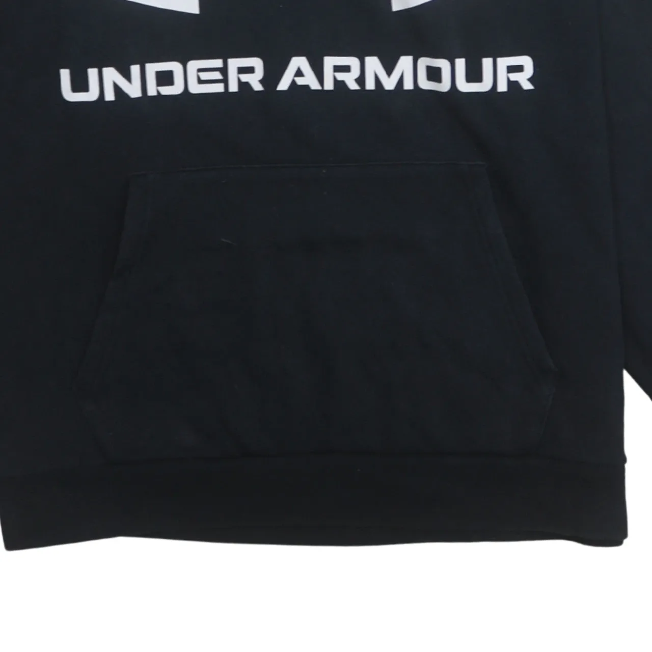 Under Armour Black Hoodie Men's XLarge Printed Logo Front Pouch Fleece Pullover Sweatshirt sold by Vintage Club product image thumbnail 4