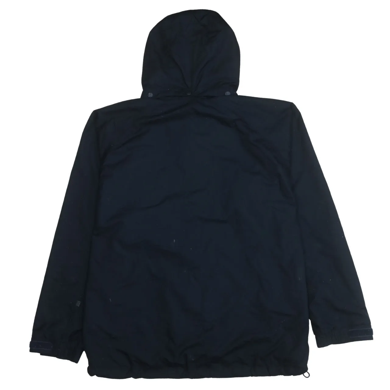 Helly Hansen Navy Blue Hooded Jacket Men's XLarge Embroidered HH Logo Zip Pockets Windbreaker sold by Vintage Club product image thumbnail 2