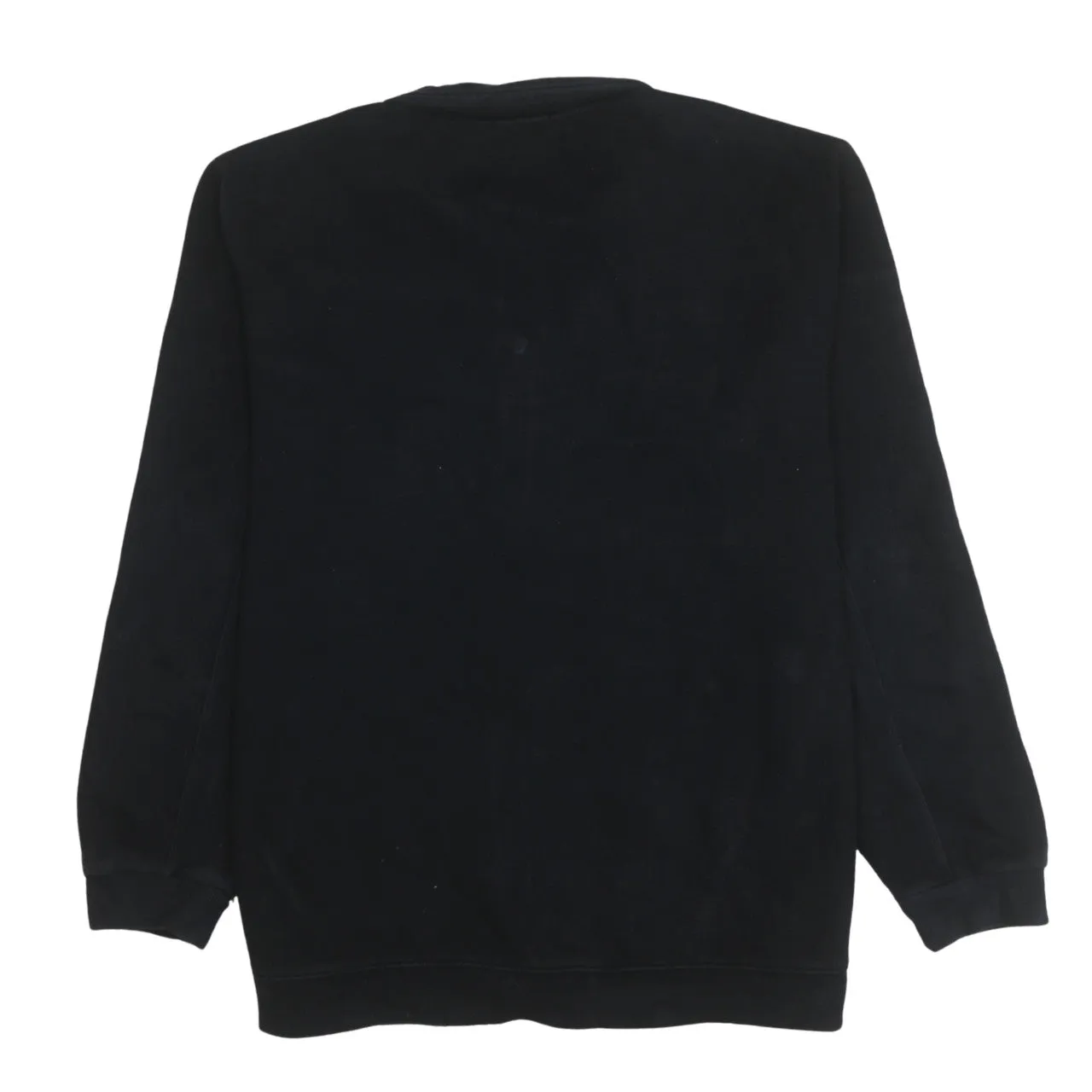 Calvin Klein Black Full Zip Sweatshirt Women’s XLarge Fleece Lined Pockets Minimal Logo Jacket sold by Vintage Club product image thumbnail 2