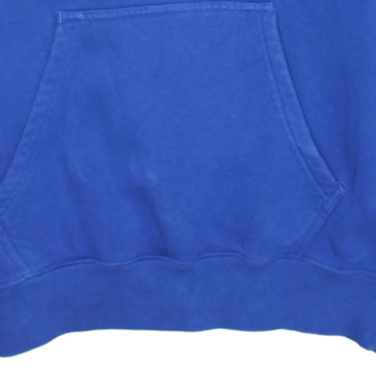 Champion Royal Blue Hoodie Women’s Medium Printed Script Logo Front Pocket Pullover Sweatshirt sold by Vintage Club product image thumbnail 4