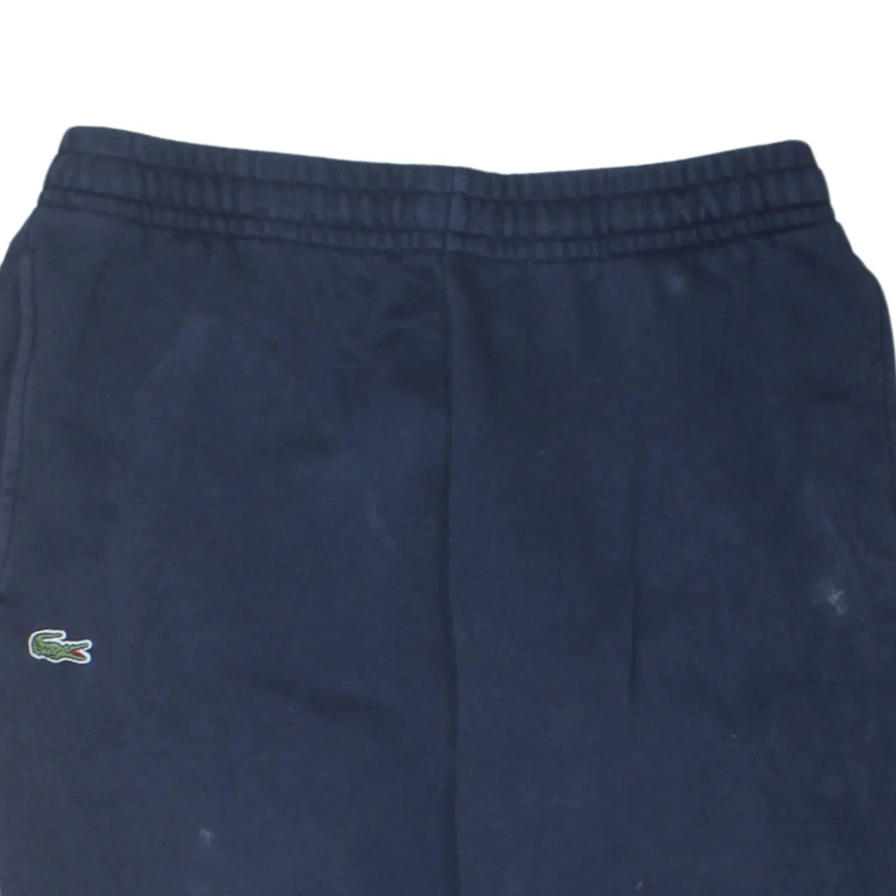 Lacoste Navy Blue Joggers Men's Medium Embroidered Croc Logo Elastic Cuff Sweatpants sold by Vintage Club product image thumbnail 3