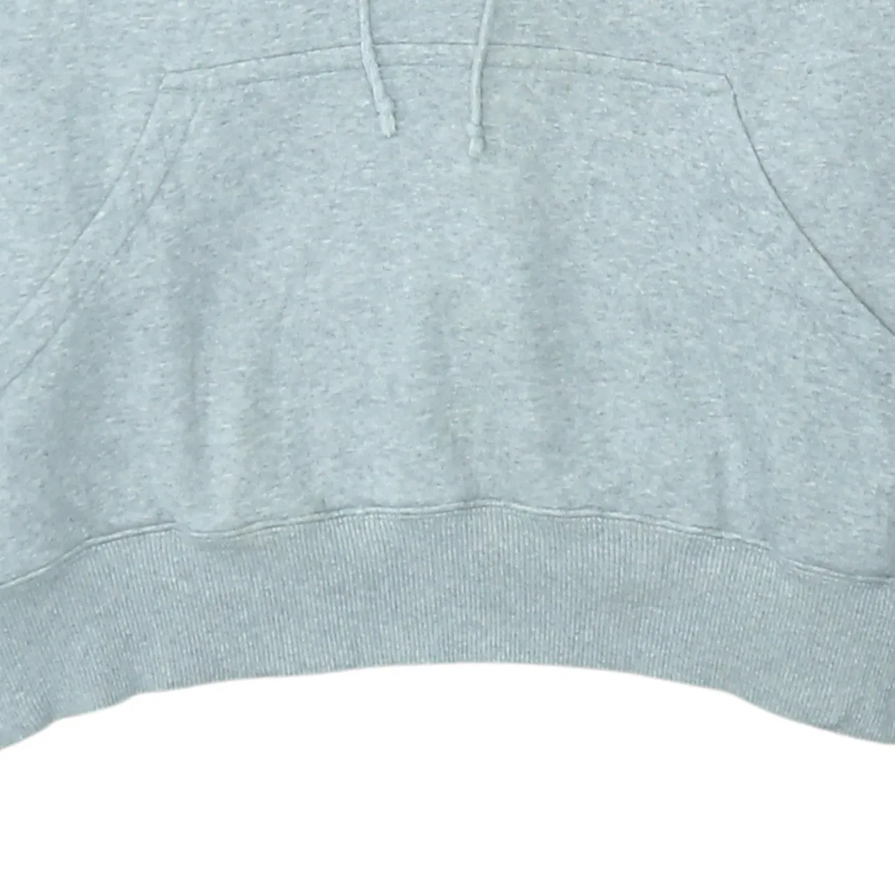 Nike Grey Hoodie Men's Small Embroidered Swoosh Front Pocket Pullover Sweatshirt sold by Vintage Club product image thumbnail 4