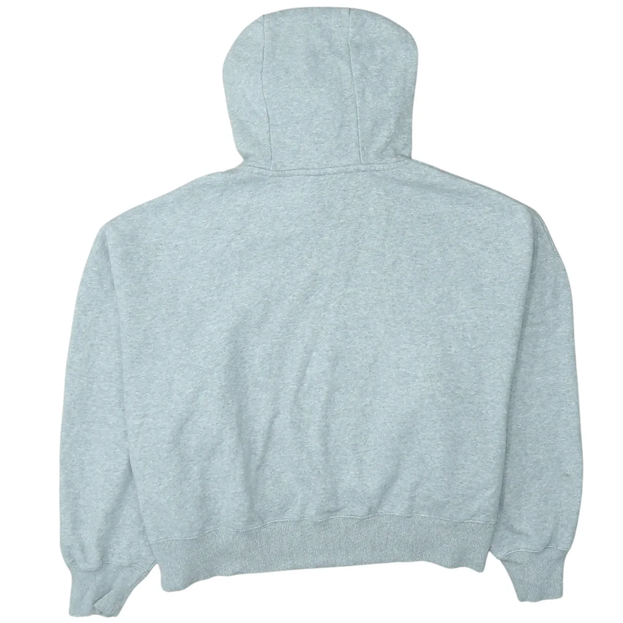 Nike Grey Hoodie Men's Small Embroidered Swoosh Front Pocket Pullover Sweatshirt sold by Vintage Club product image thumbnail 2