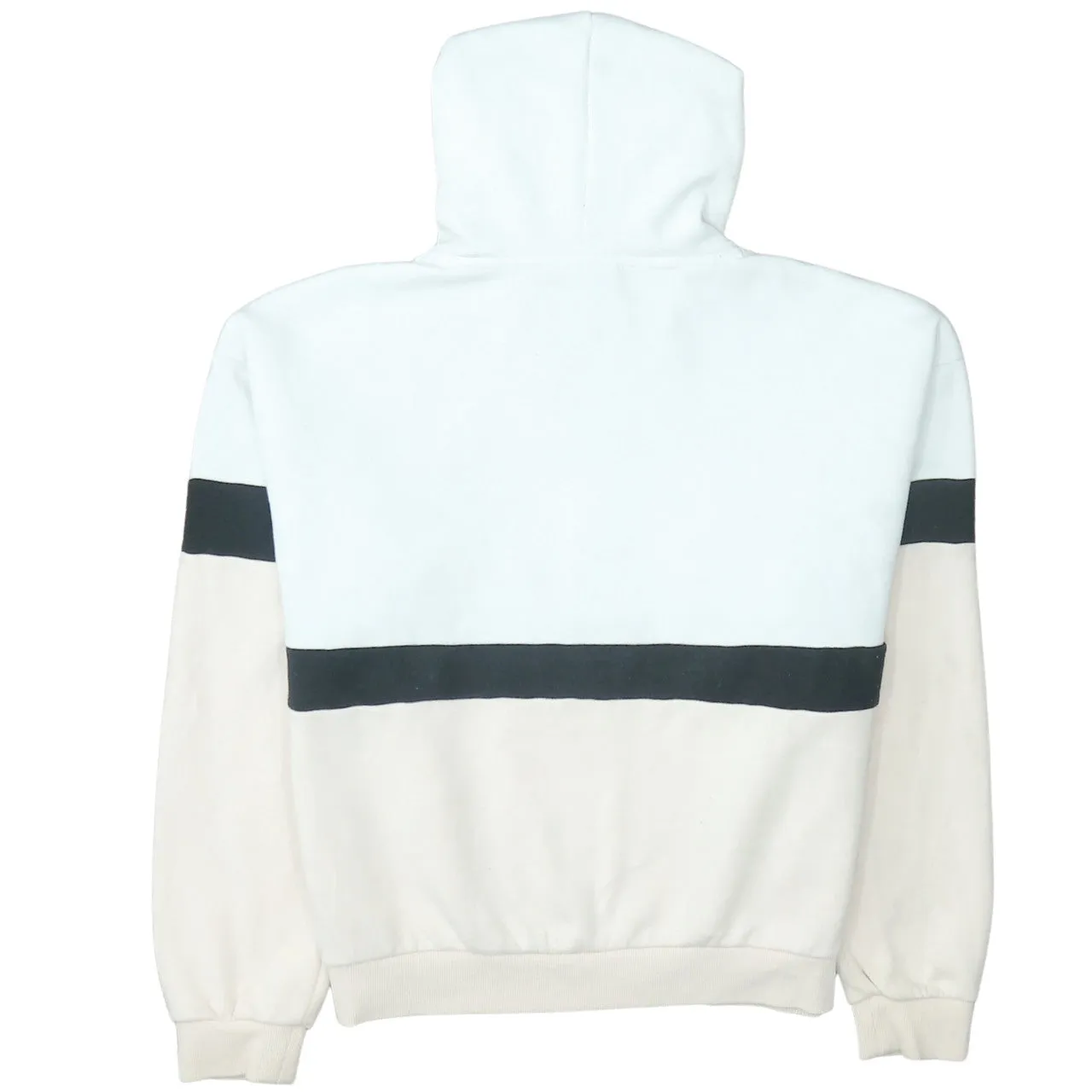Fila White Beige Hoodie Women’s XXLarge 2XL Embroidered Logo Colour Block Pullover Sweatshirt sold by Vintage Club product image thumbnail 2