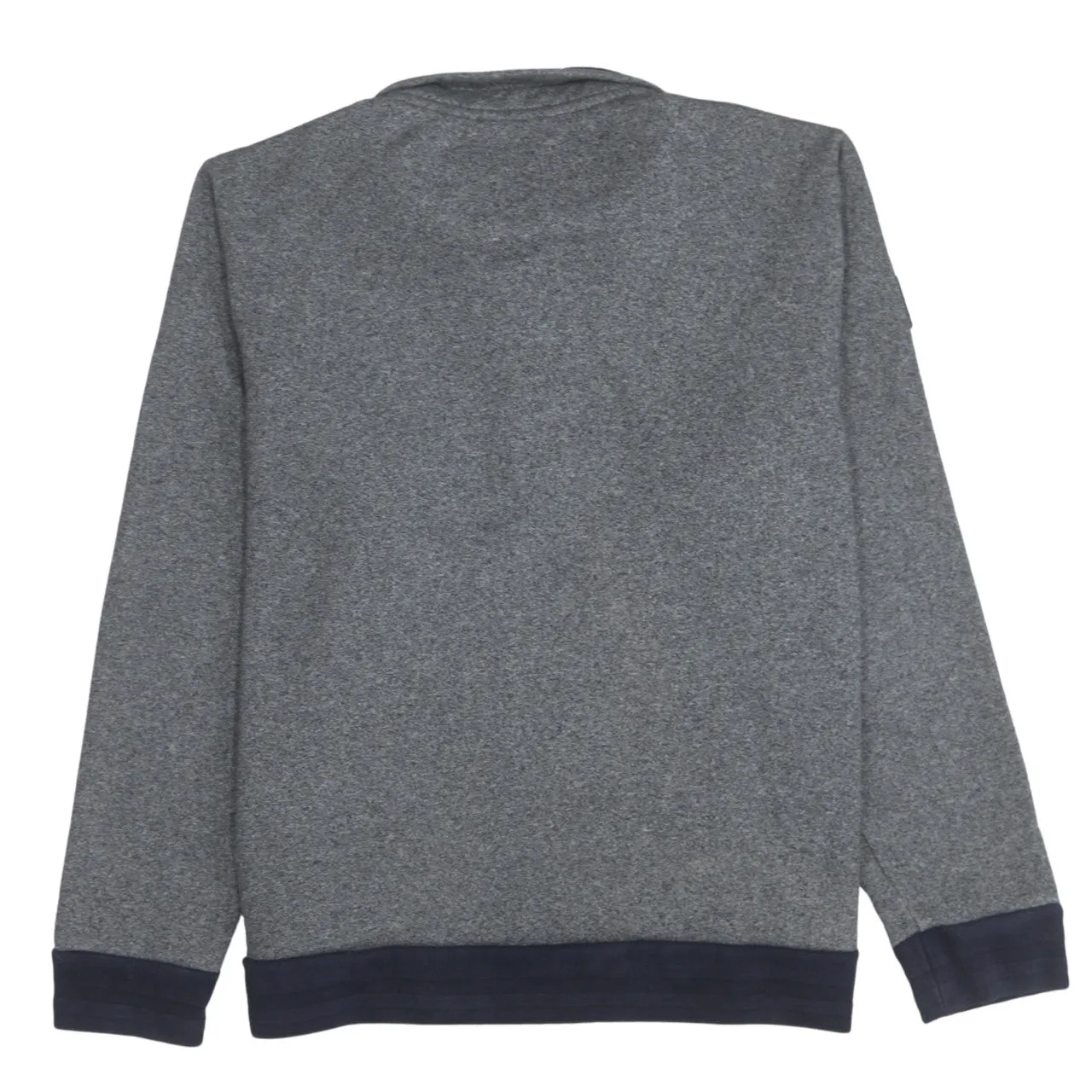 Lacoste Grey Quarter Zip Sweatshirt Women's XLarge Embroidered Croc Logo Pocket Pullover sold by Vintage Club product image thumbnail 2
