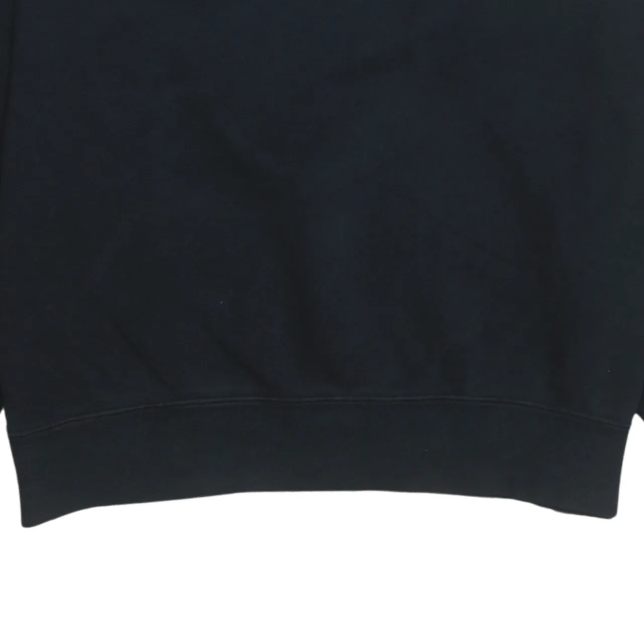 Nike Black Sweatshirt Men's Medium Printed Swoosh Text Sleeve Logo Crewneck Pullover sold by Vintage Club product image thumbnail 4