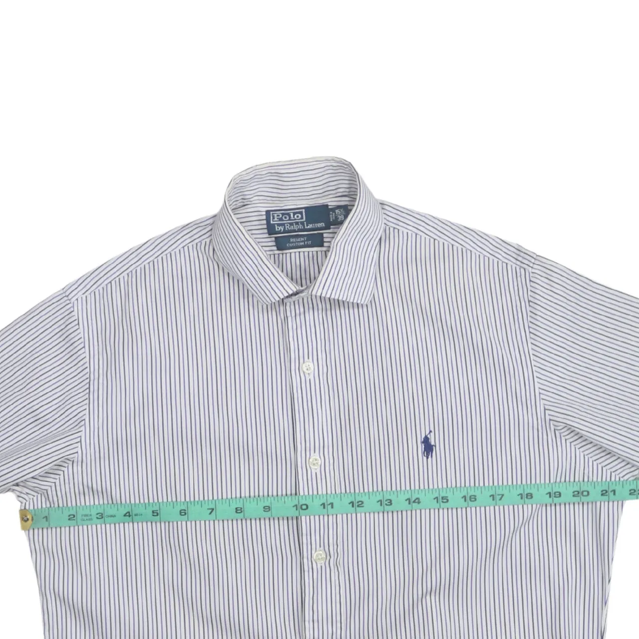Polo Ralph Lauren White Stripe Shirt Men's Medium Embroidered Logo Long Sleeve Casual Top sold by Vintage Club product image thumbnail 5