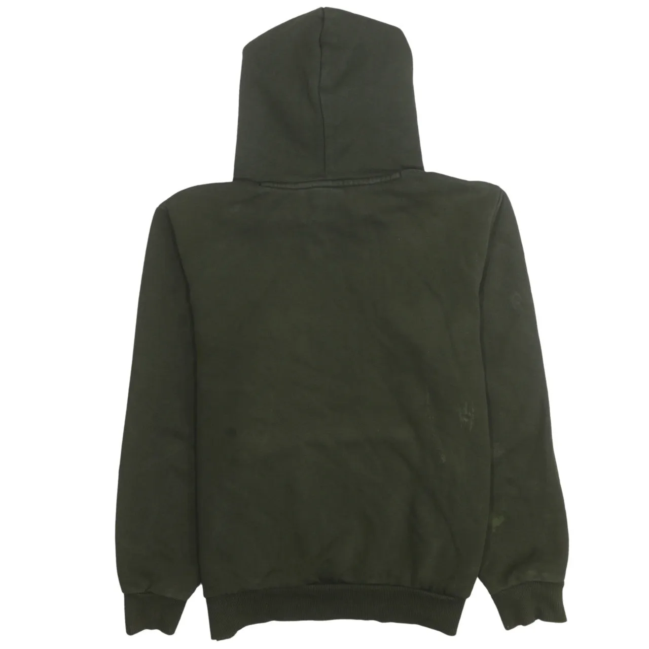 Puma Dark Khaki Hoodie Men's XSmall Printed Logo Front Pocket Pullover Sweatshirt sold by Vintage Club product image thumbnail 2