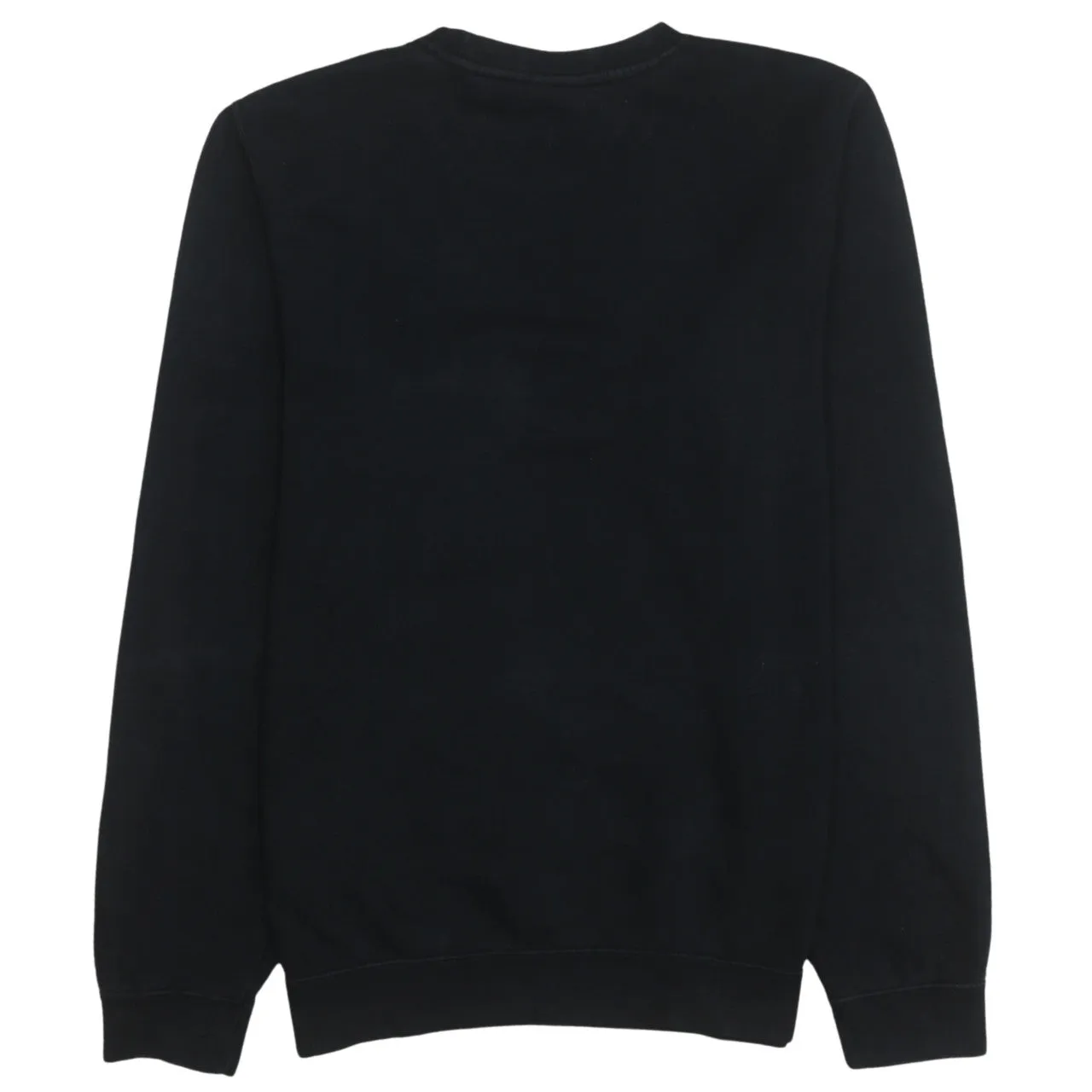 Nike Black Sweatshirt Men's Small Embroidered Chest Swoosh Fleece Crewneck Pullover sold by Vintage Club product image thumbnail 2