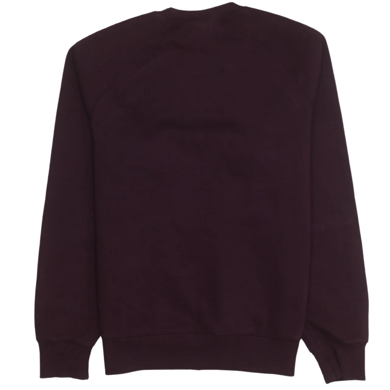 Carhartt Burgundy Red Sweatshirt Men's Small Embroidered C Logo Raglan Crewneck Pullover sold by Vintage Club product image thumbnail 2