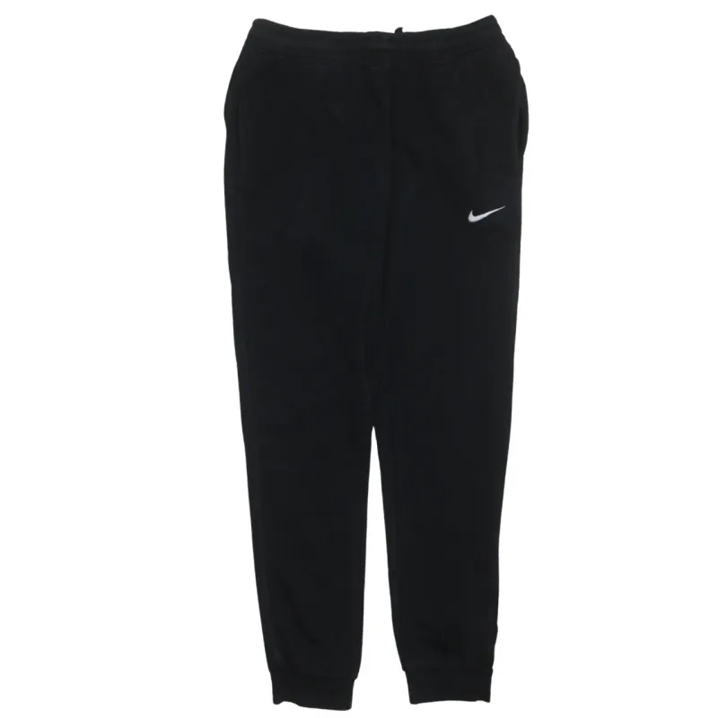 Nike Black Joggers Sweatpants Men’s Small Embroidered Swoosh Cuffed Hem Pockets Loungewear sold by Vintage Club