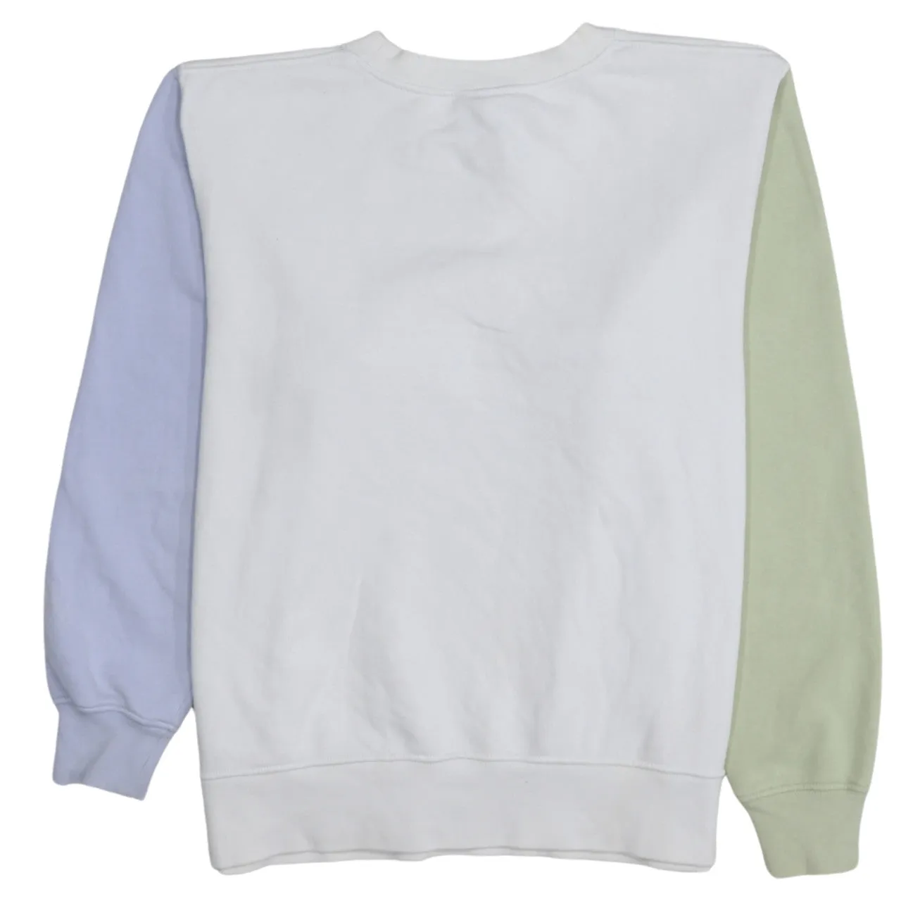 Nike White Colourblock Sweatshirt Men's XSmall Embroidered Swoosh Pastel Sleeves Pullover Fleece Top sold by Vintage Club product image thumbnail 2