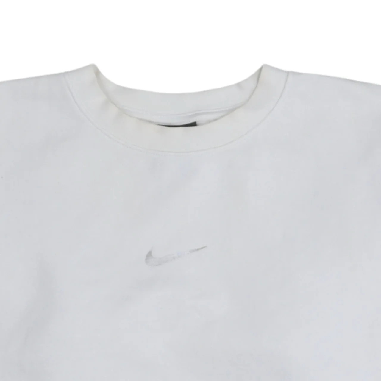 Nike White Colourblock Sweatshirt Men's XSmall Embroidered Swoosh Pastel Sleeves Pullover Fleece Top sold by Vintage Club product image thumbnail 3