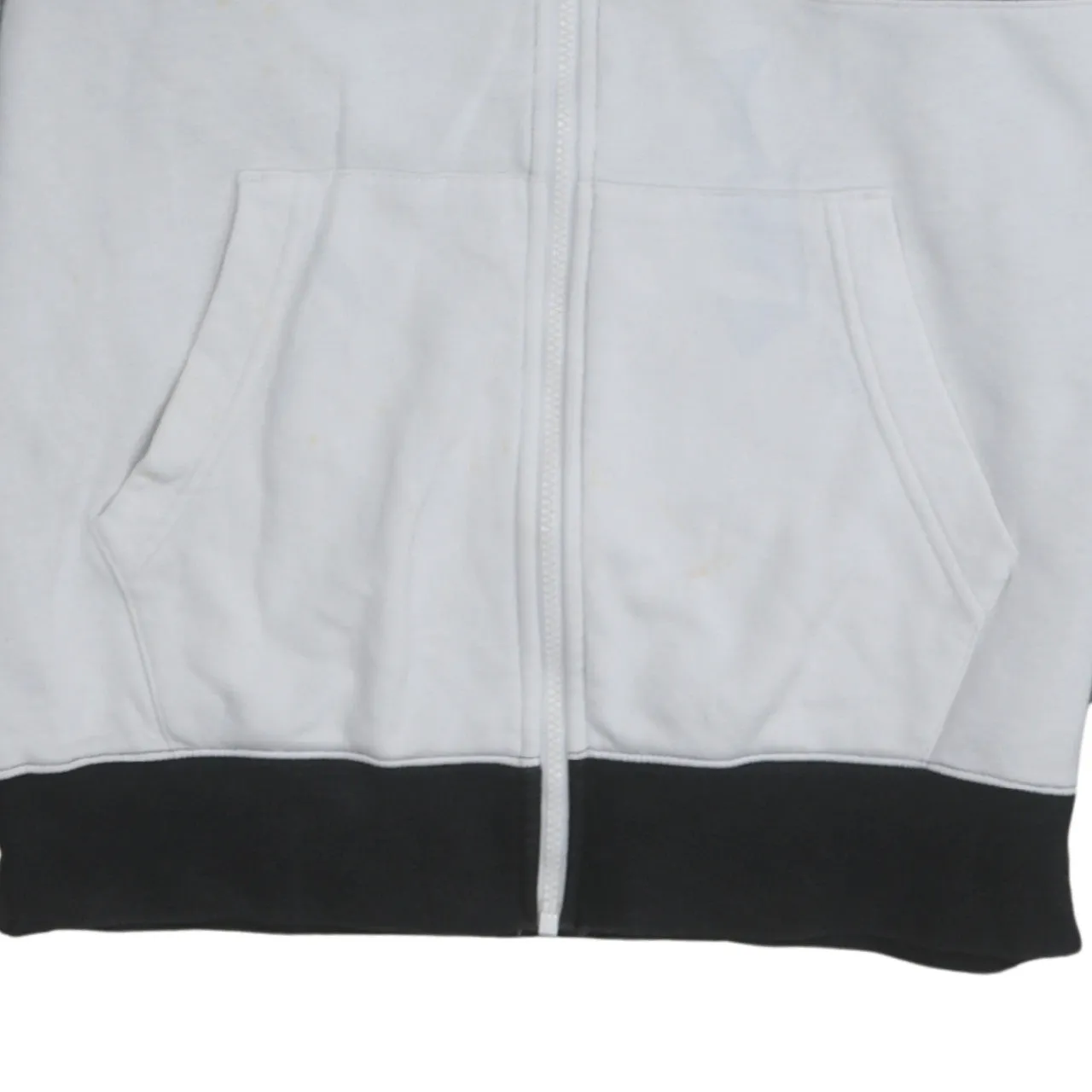 Nike Black Grey Full Zip Sweatshirt Women's XXLarge Embroidered Swoosh Pockets Pullover Top sold by Vintage Club product image thumbnail 4