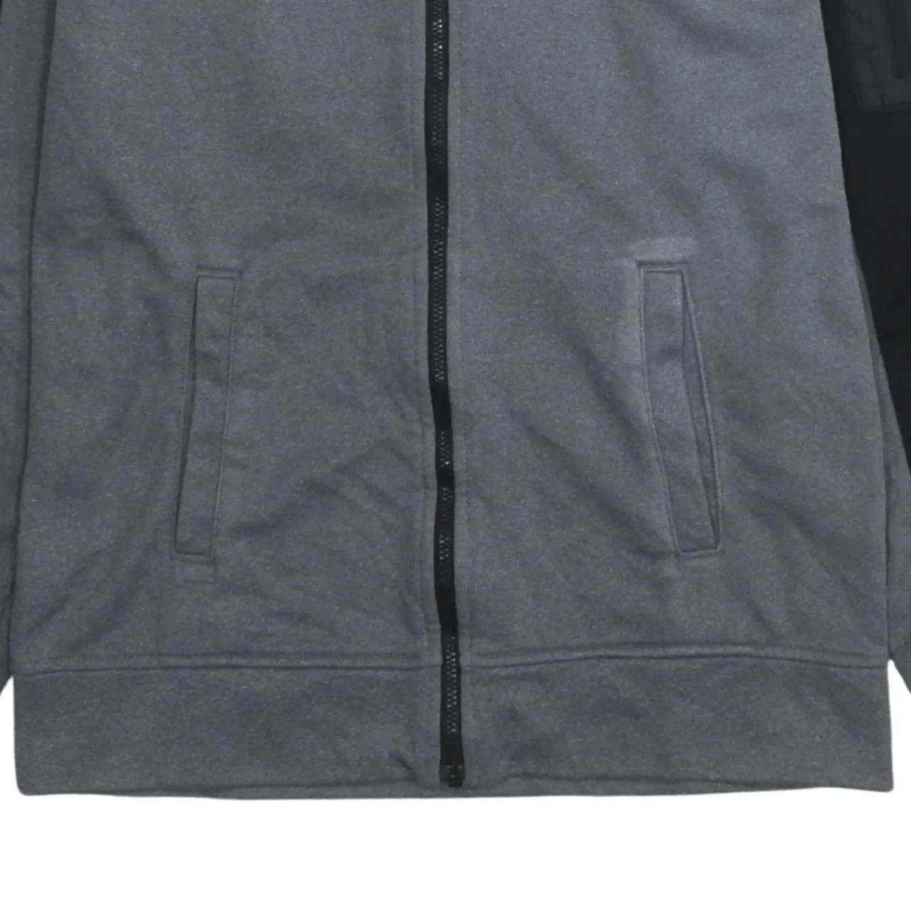 The North Face Grey Black Hoodie Men's XSmall Full Zip Embroidered Logo Pockets Fleece Top sold by Vintage Club product image thumbnail 4