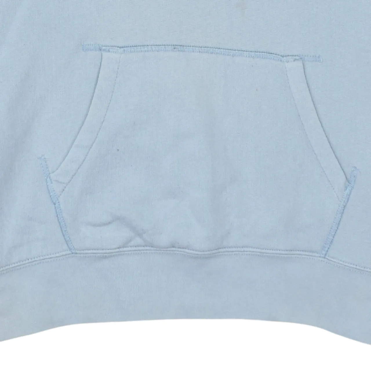 Levi's Light Blue Hoodie Men's Large Printed Logo Front Pocket Pullover Sweatshirt sold by Vintage Club product image thumbnail 4