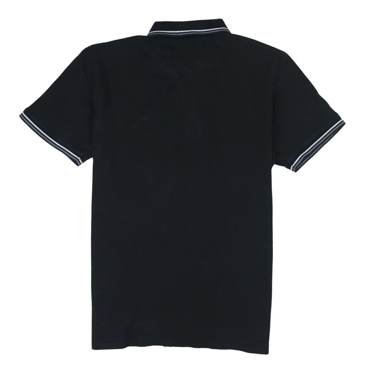 Puma Black Polo Shirt Women’s Large Embroidered Chest Logo Contrast Tipped Collar Cuffs Top sold by Vintage Club product image thumbnail 2