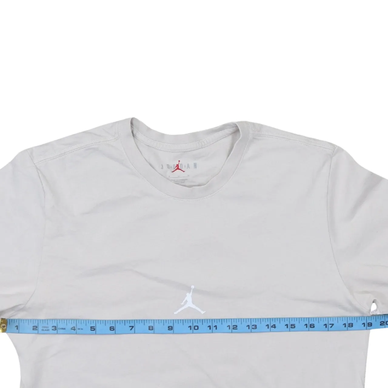 Jordan Beige Cream T Shirt Women's Medium Jumpman Logo 23 Back Graphic Tee Top sold by Vintage Club product image thumbnail 5