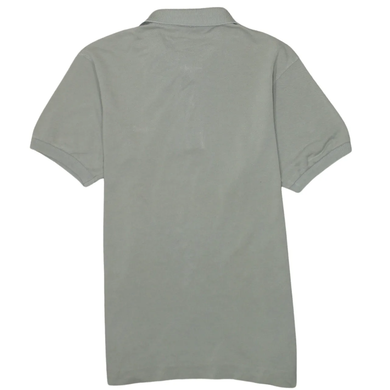 Lacoste Grey Polo Shirt Men's Small Embroidered Croc Logo Short Sleeve Cotton Top sold by Vintage Club product image thumbnail 2