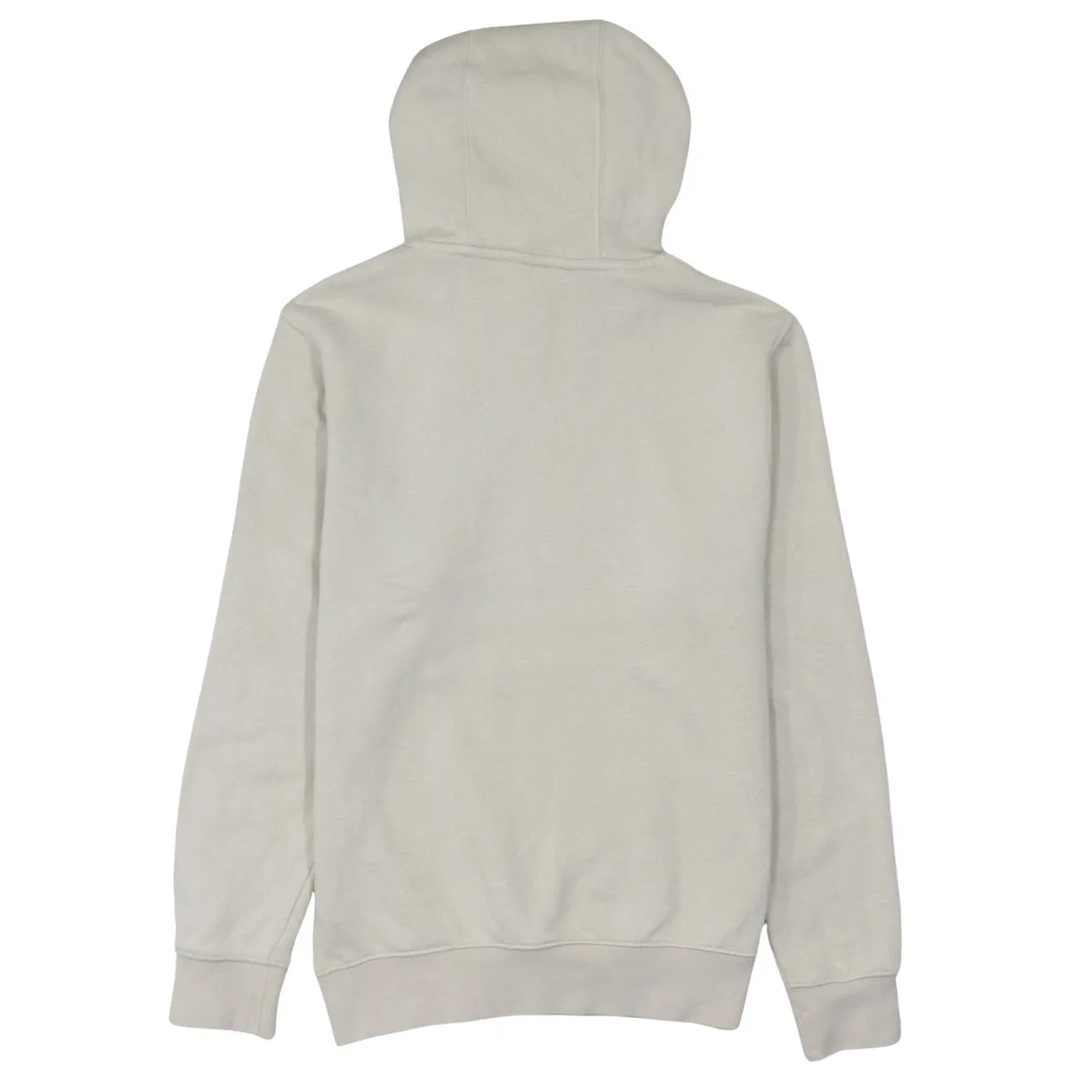 Nike Beige Cream Hoodie Men's XSmall Printed Swoosh Logo Front Pocket Pullover Sweatshirt sold by Vintage Club product image thumbnail 2