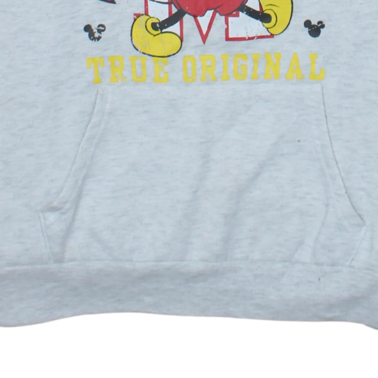 Disney Grey Hoodie Women’s Small Printed Mickey Mouse Graphic Pullover Fleece Sweatshirt sold by Vintage Club product image thumbnail 4