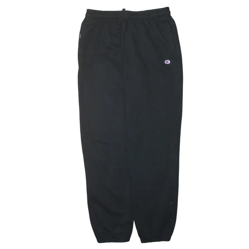 Champion Black Joggers Men’s XLarge Embroidered C Logo Elastic Waist Cuffed Sweatpants sold by Vintage Club