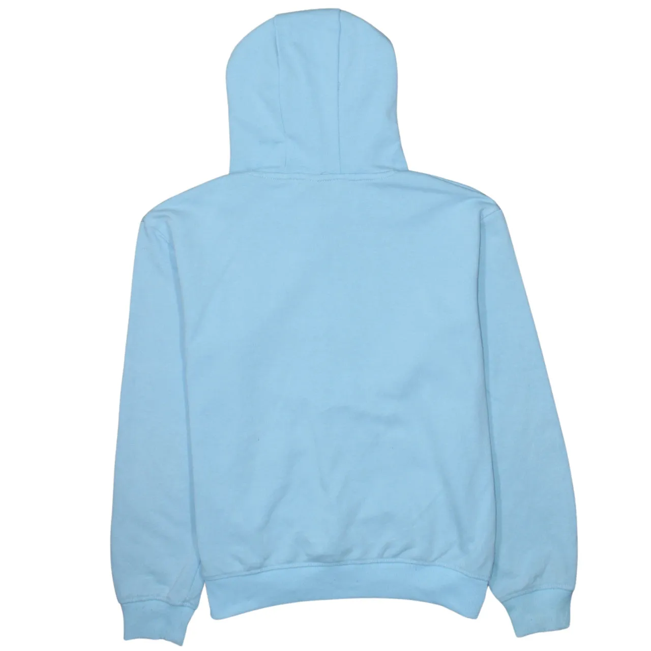Umbro Light Blue Hoodie Women’s Medium Printed Logo Front Pouch Ribbed Cuffs Sweatshirt sold by Vintage Club product image thumbnail 2