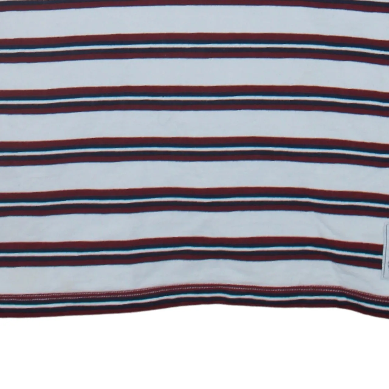 Adidas White Striped Quarter Zip Sweatshirt Women's XLarge Embroidered Logo Long Sleeve Top sold by Vintage Club product image thumbnail 4