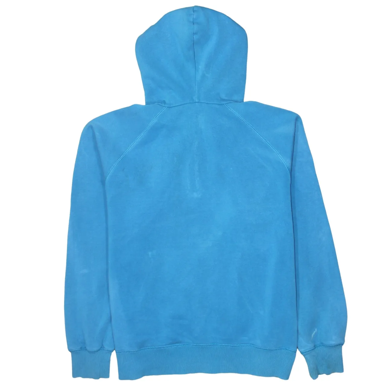 Nike Blue Half Zip Hoodie Men's XLarge Embroidered Swoosh Logo Front Pouch Pullover Sweatshirt sold by Vintage Club product image thumbnail 2
