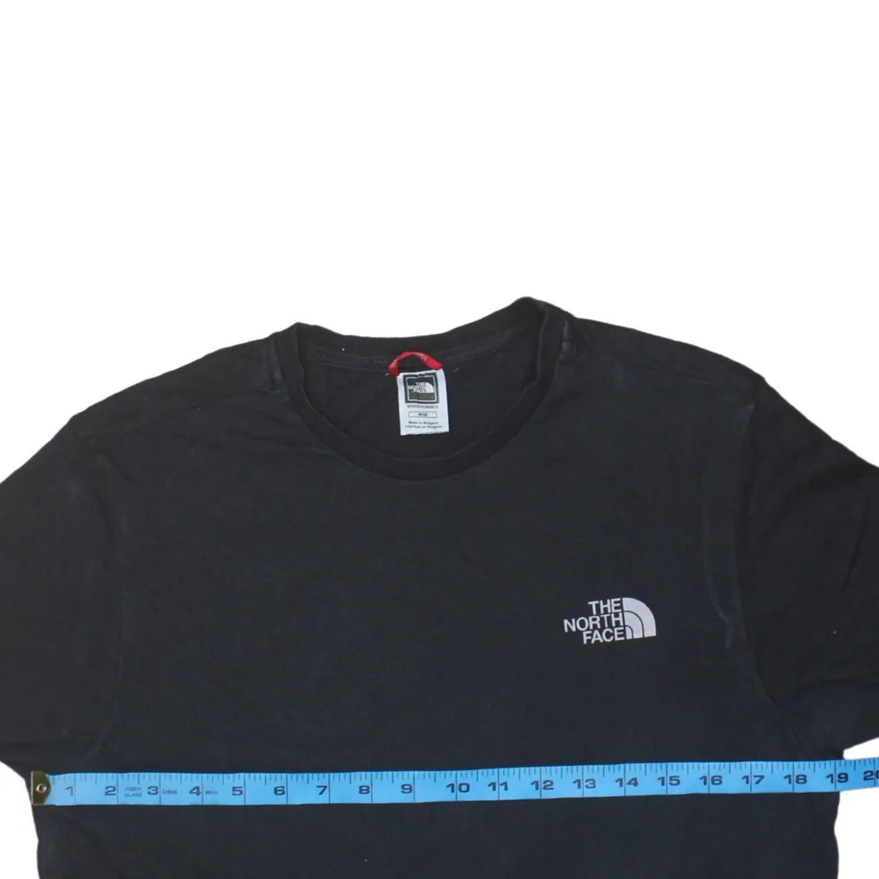The North Face Black T Shirt Men’s Medium Printed Chest Back Logo Short Sleeve Tee sold by Vintage Club product image thumbnail 5