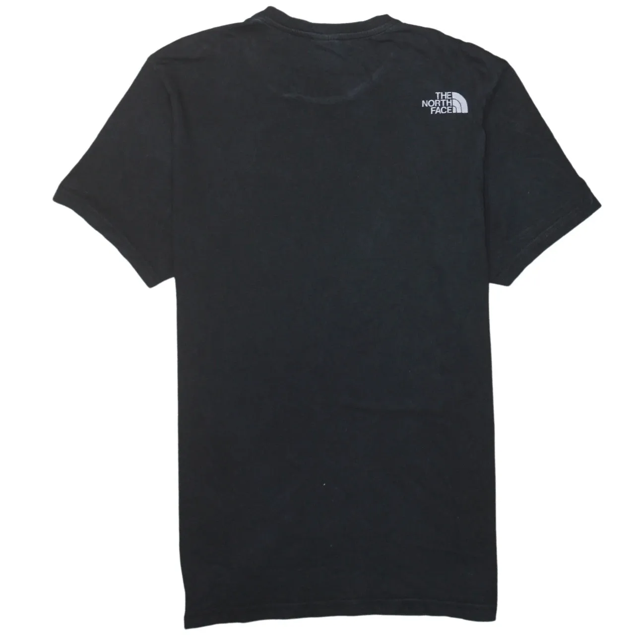 The North Face Black T Shirt Men’s Medium Printed Chest Back Logo Short Sleeve Tee sold by Vintage Club product image thumbnail 2