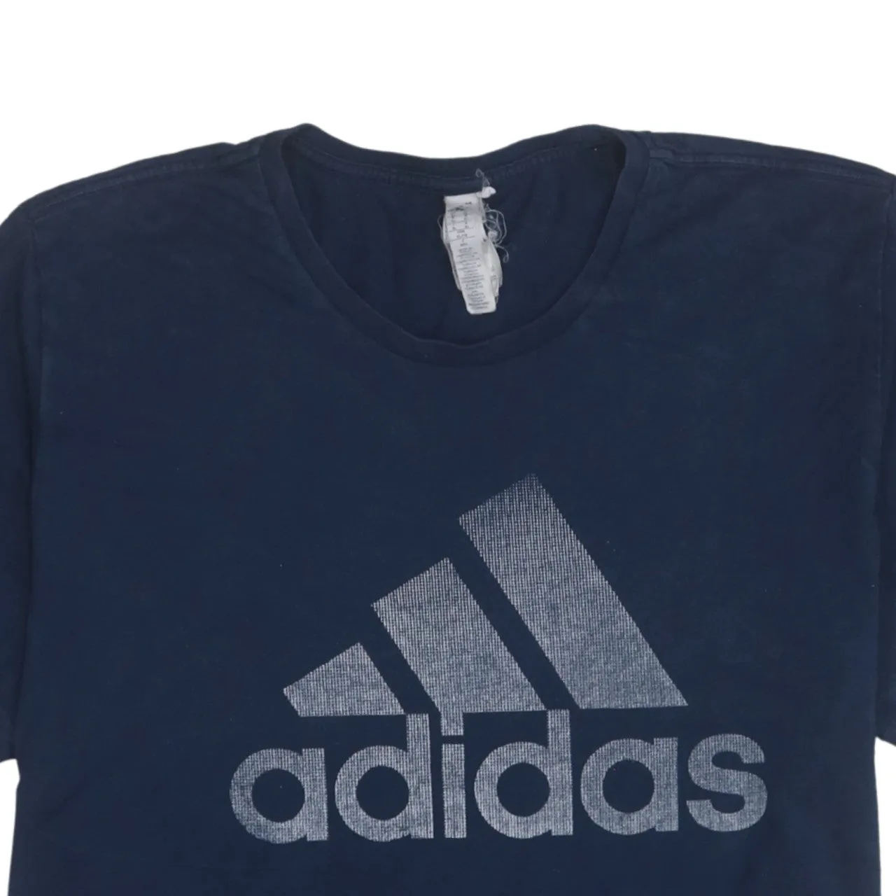 Adidas Navy Blue T Shirt Women’s XLarge Printed Logo Short Sleeve Casual Top Tee sold by Vintage Club product image thumbnail 3