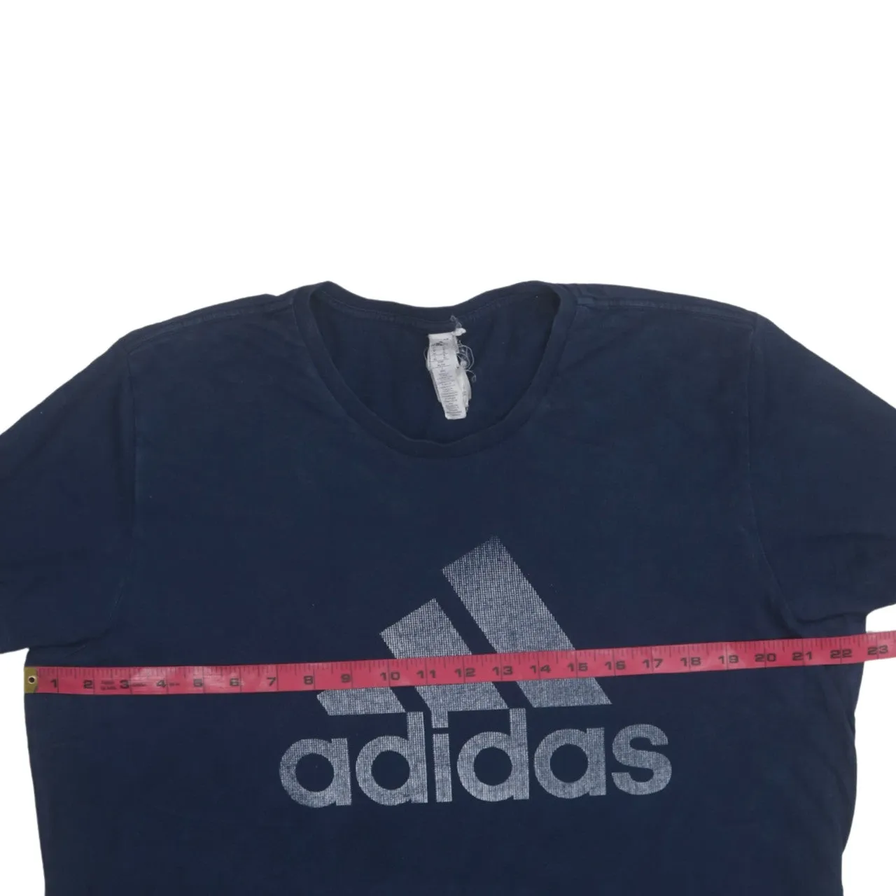 Adidas Navy Blue T Shirt Women’s XLarge Printed Logo Short Sleeve Casual Top Tee sold by Vintage Club product image thumbnail 5