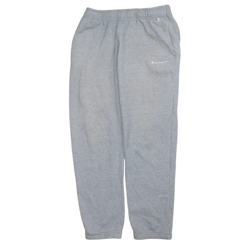 Champion Grey Joggers Men’s Medium Embroidered Logo Elastic Waist Fleece Sweatpants sold by Vintage Club