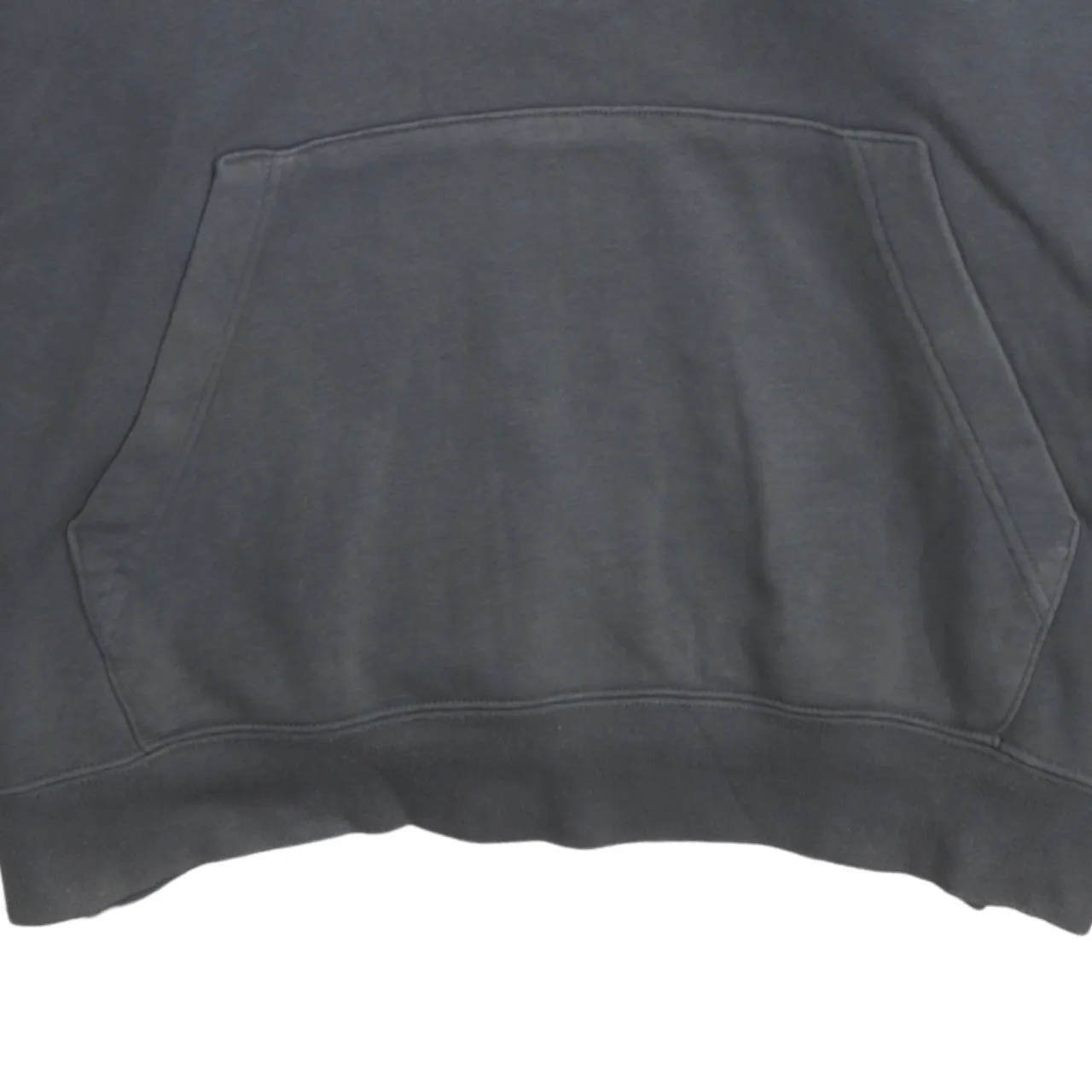Nike Dark Grey Hoodie Men's Large Printed Logo Sleeve Tape Pullover Sweatshirt sold by Vintage Club product image thumbnail 4
