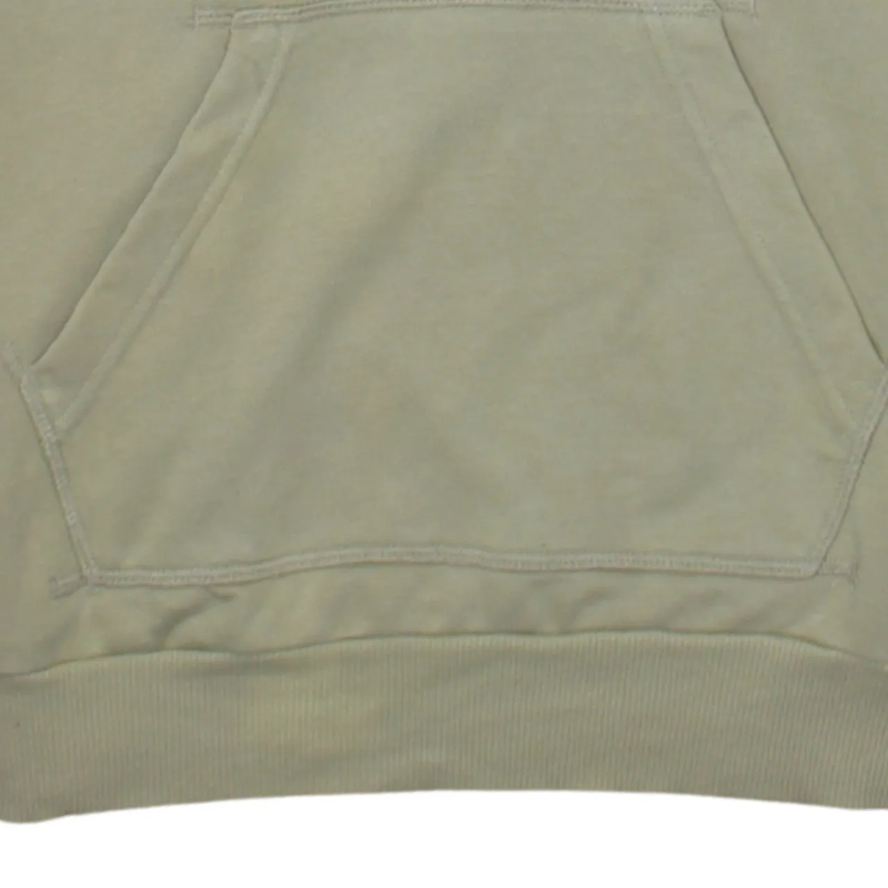 Adidas Khaki Green Hoodie Women’s Medium Trefoil Printed Logo Three Stripe Pullover Sweatshirt sold by Vintage Club product image thumbnail 4