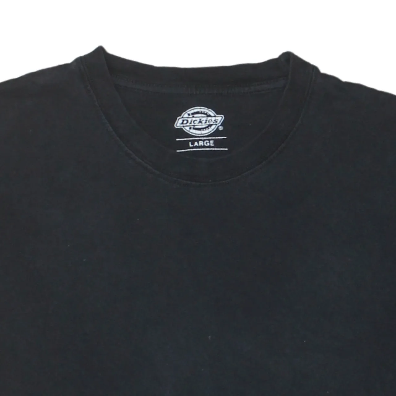 Dickies Faded Black T Shirt Women’s Large Small Logo Tag Casual Tee Top sold by Vintage Club product image thumbnail 3