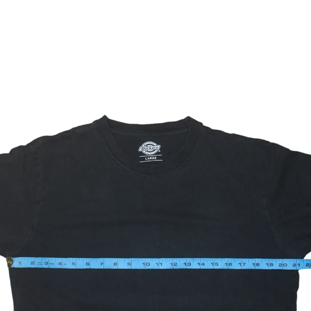 Dickies Faded Black T Shirt Women’s Large Small Logo Tag Casual Tee Top sold by Vintage Club product image thumbnail 5