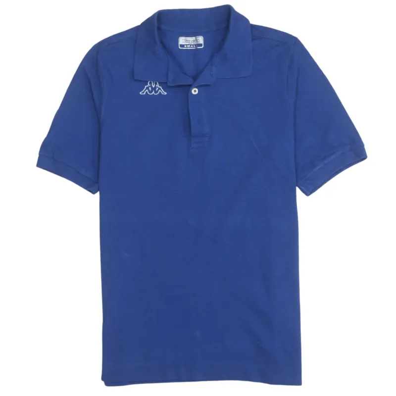Kappa Royal Blue Polo Shirt Men's Small Embroidered Chest Logo Short Sleeve Casual Top sold by Vintage Club
