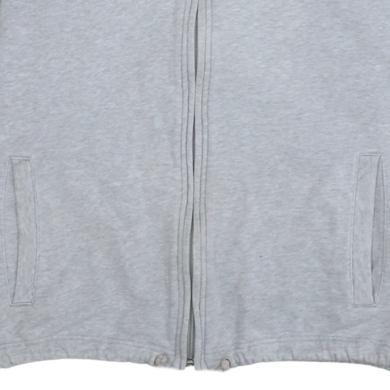 Lacoste Light Grey Sweatshirt Men's Medium Full Zip Embroidered Logo Pockets Fleece Top sold by Vintage Club product image thumbnail 4