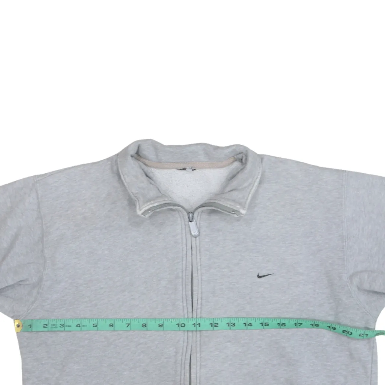 Lacoste Light Grey Sweatshirt Men's Medium Full Zip Embroidered Logo Pockets Fleece Top sold by Vintage Club product image thumbnail 5
