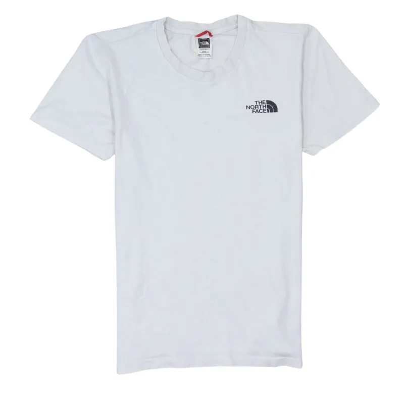 The North Face White T Shirt Men’s XSmall Printed Chest Back Logo Casual Tee Top sold by Vintage Club