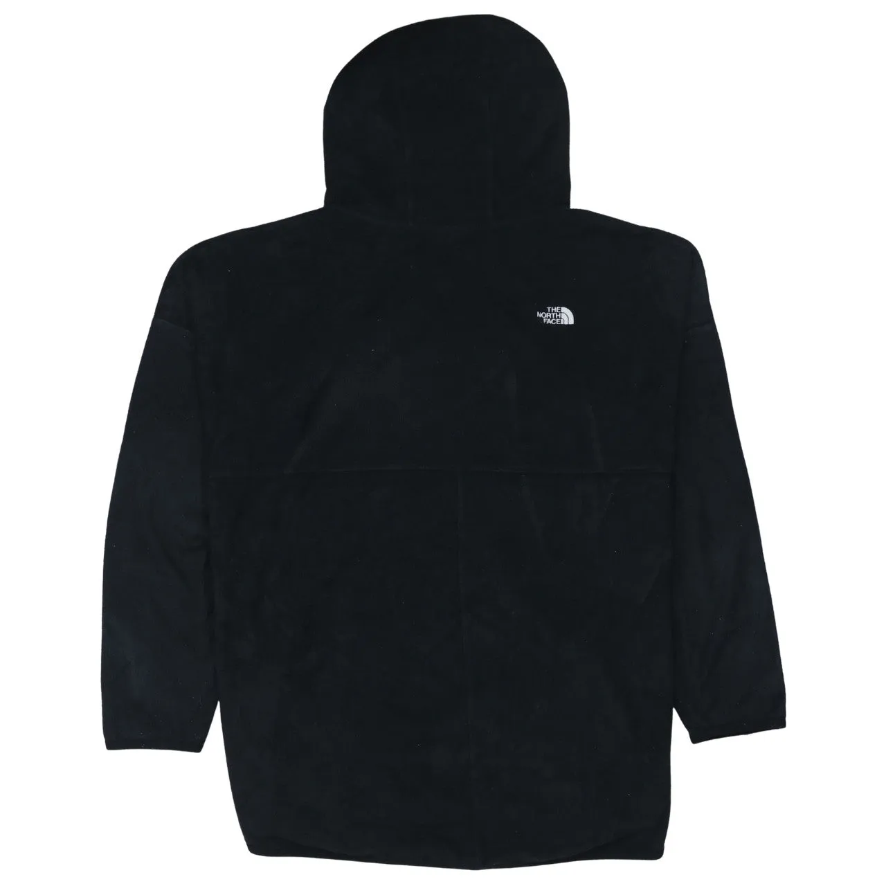 The North Face Black Fleece Hoodie Women’s XLarge Embroidered Logo Zip Pockets Pullover sold by Vintage Club product image thumbnail 2