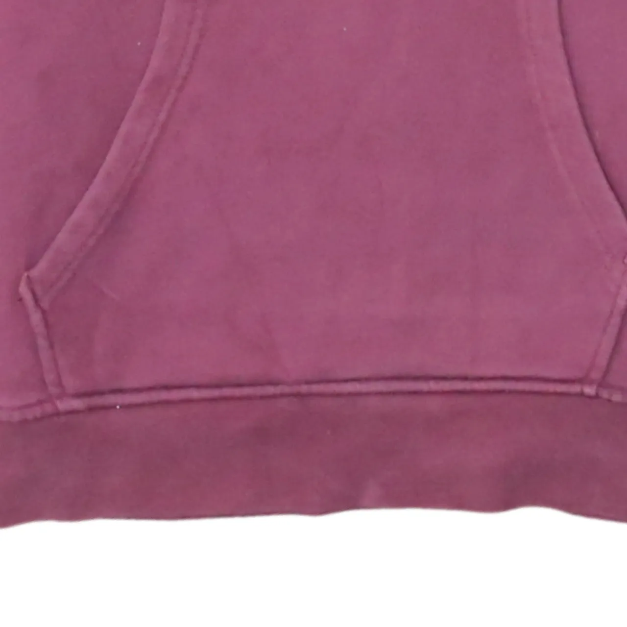 Adidas Burgundy Red Hoodie Women’s XSmall Trefoil Embroidered Logo Front Pocket Pullover sold by Vintage Club product image thumbnail 4