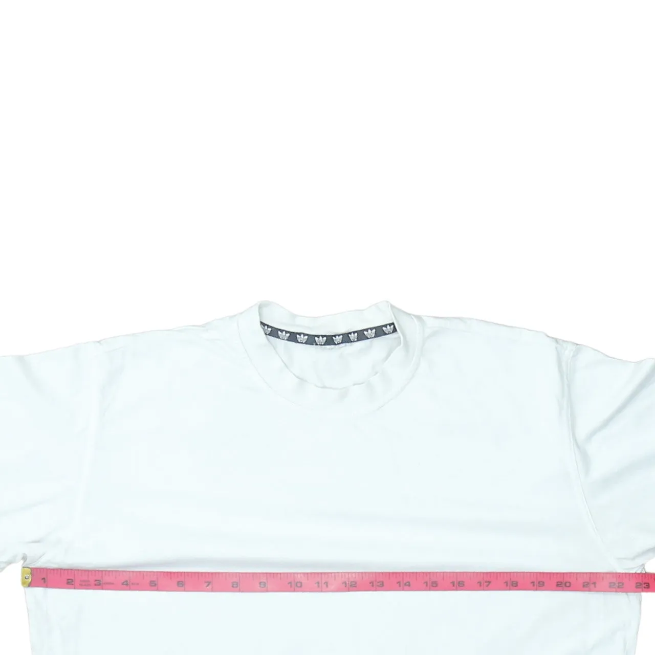 Adidas White T Shirt Men’s Large Trefoil Sleeve Logo Casual Tee Top sold by Vintage Club product image thumbnail 5