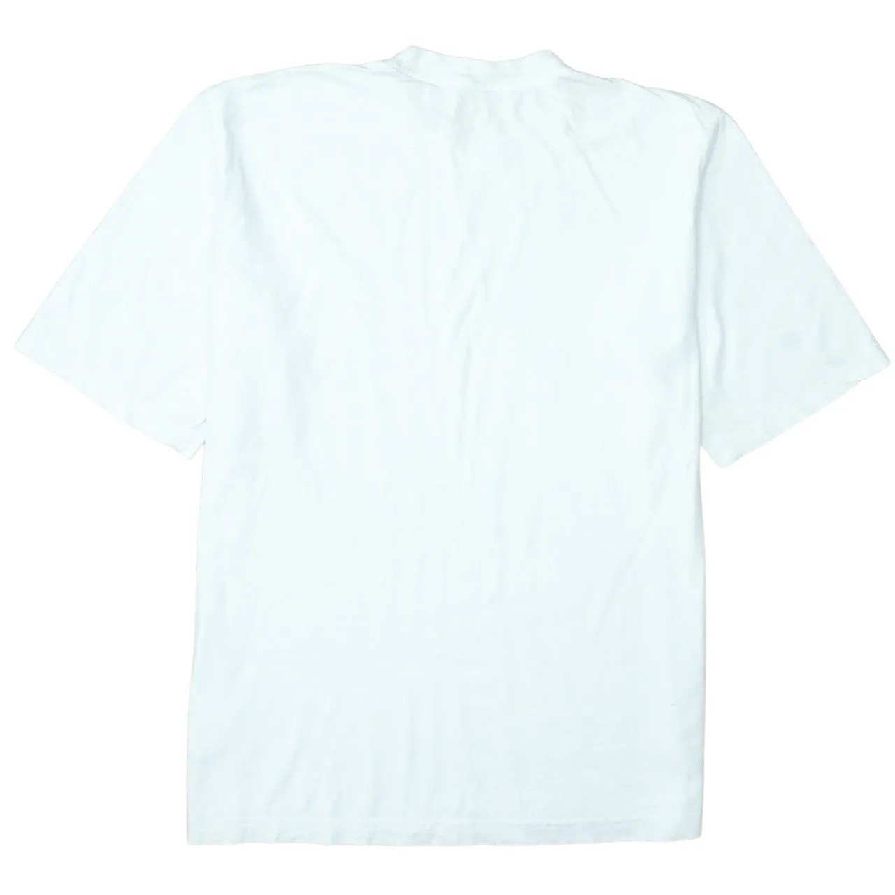 Adidas White T Shirt Men’s Large Trefoil Sleeve Logo Casual Tee Top sold by Vintage Club product image thumbnail 2