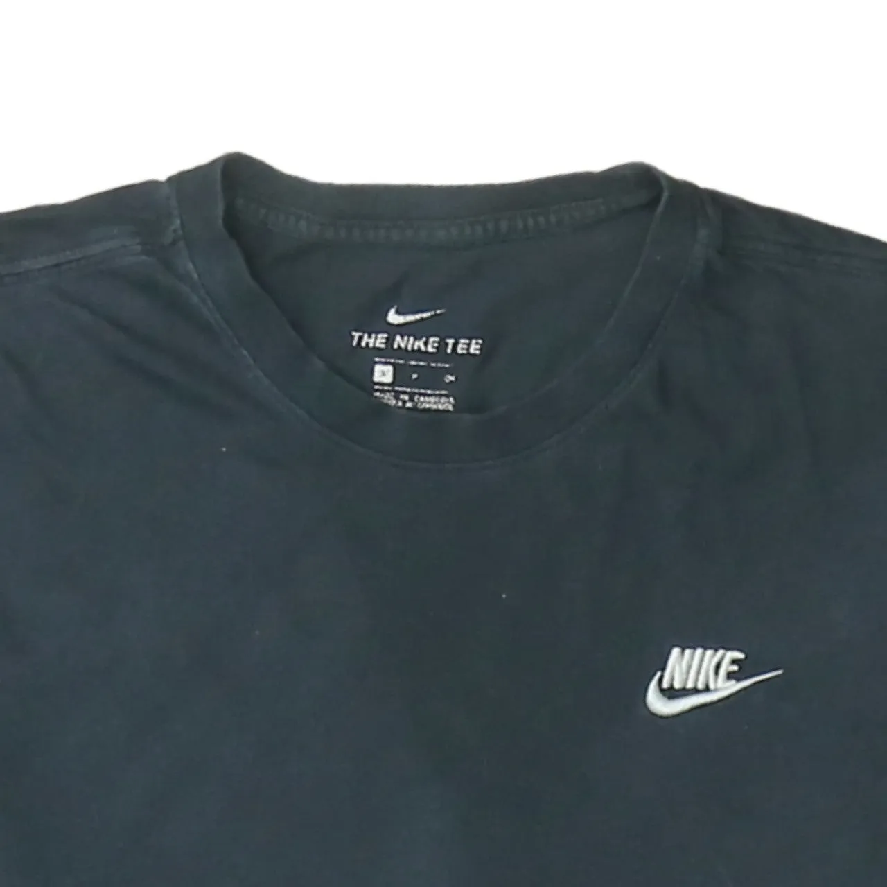 Nike Black T Shirt Men’s Small Printed Swoosh Logo Short Sleeve Casual Tee sold by Vintage Club product image thumbnail 3
