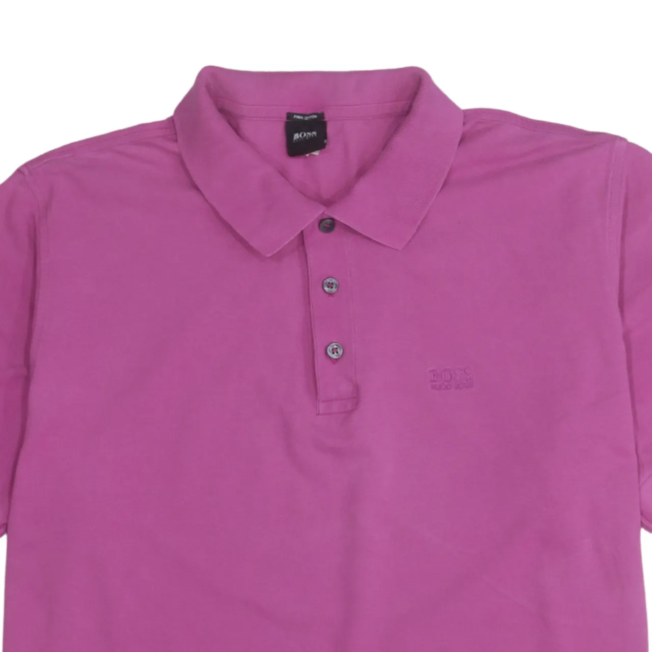 HUGO BOSS Pink Polo Shirt Men's XLarge Embroidered Chest Logo Short Sleeve Casual Top sold by Vintage Club product image thumbnail 3